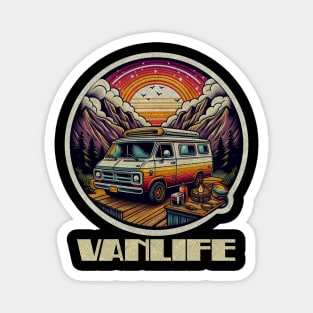 Sunset camper van Magnet