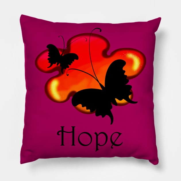 Hope Pillow by DitzyDonutsDesigns