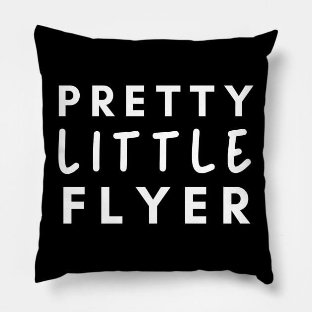 Pretty Little Flyer Pillow by HobbyAndArt