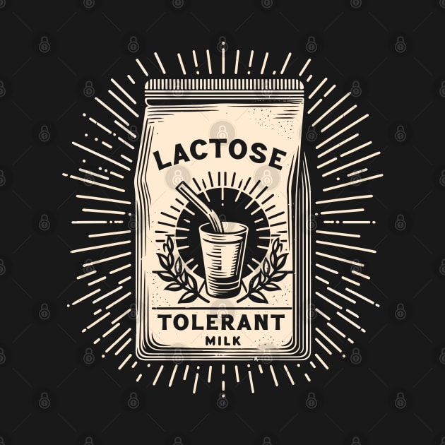 Lactose Tolerant Milk // Original Vintage Design by Trendsdk