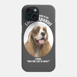 Lucky Cocker Spaniel Phone Case