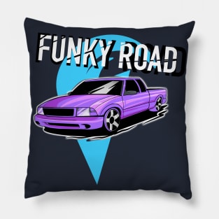 Funky road Pillow