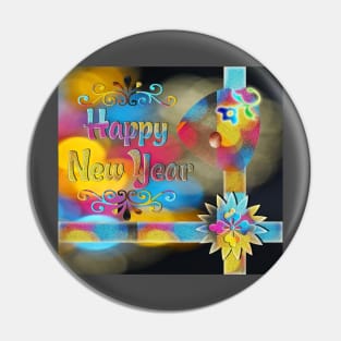 Happy New Year Pin