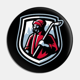 rossland lumberjack Pin