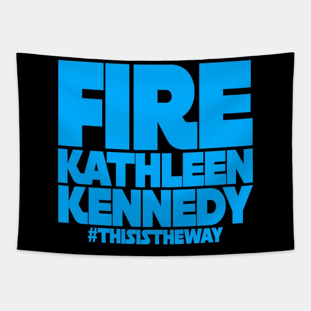 Light Blue Fire KK Tapestry by TSOL Games