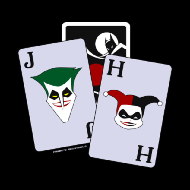 Harley Quinn Joker Playing Cards Batman - Joker And Harley - Pin | TeePublic