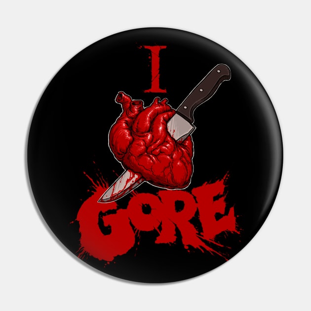 I heart gore Pin by Moutchy