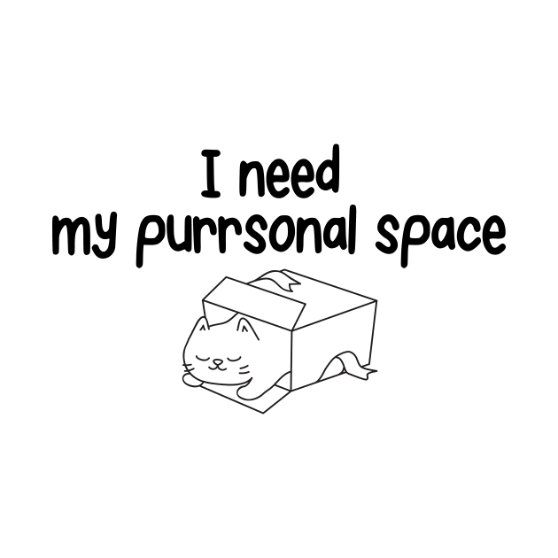I Need My Purrsonal Space by twentysevendstudio