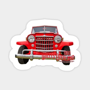 1950 Willys Overland Jeepster Convertible Magnet