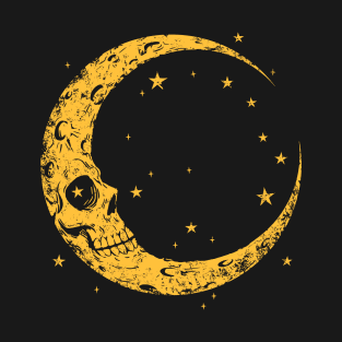 Spooky Skull Moon T-Shirt