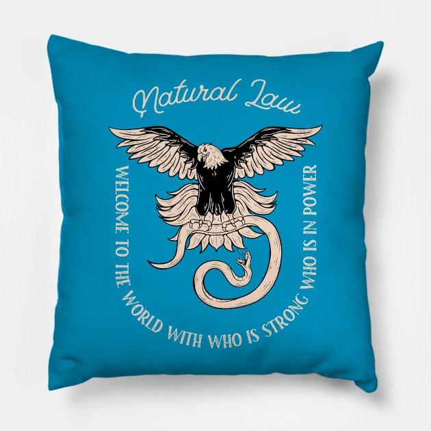 Natural Law Pillow by Surururr