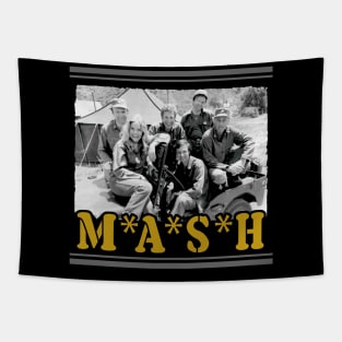 Retro MASH Cast Tapestry