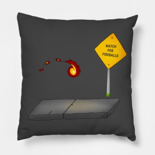 Watch For Fireballs Pillow