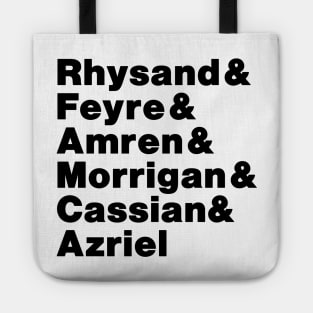 A Court of Mist and Fury Inner Circle Line Up Tote