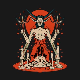 Infernal Symphony: Step into the Serpent's Spell with Our Wicked Ensemble T-Shirt