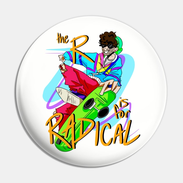 R for Radical Pin by chaoticdesperate