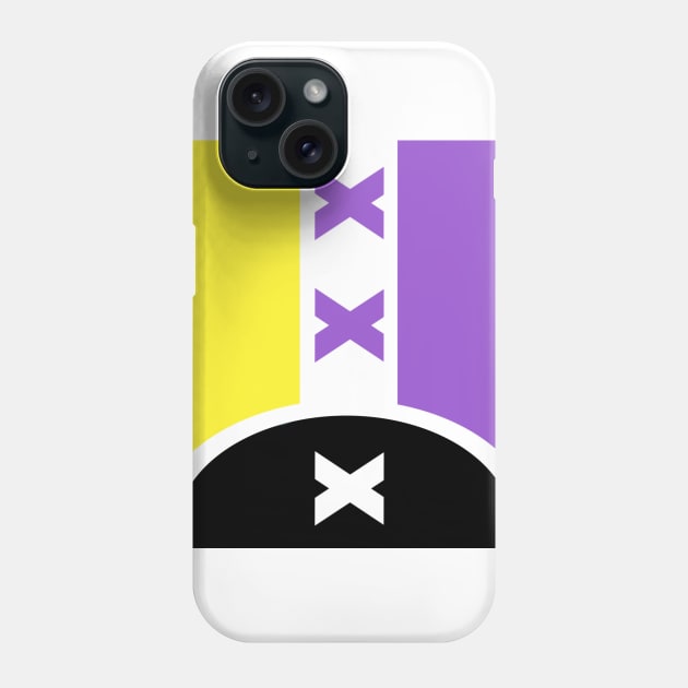L'Manberg Pride - Non-Binary Tapestry Phone Case by WhiteRabbitWeirdo