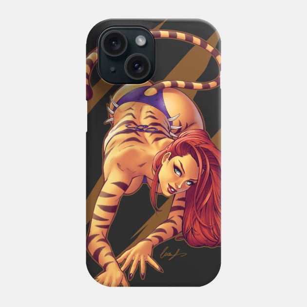 Sexy Tiger Phone Case by Eliaschatzoudis