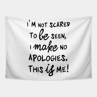 no apologies Tapestry