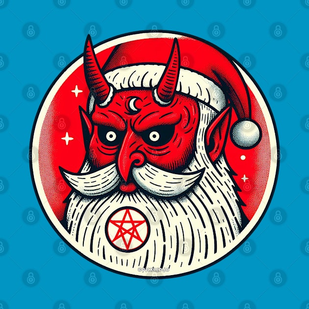 Hail Santa - Creepy Devil Santa by Sketchy