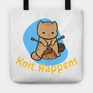 Knit Happens Funny Cat Tote