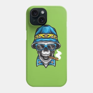 Smoking Skull Phone Case