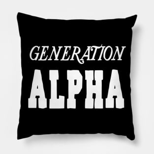 Generation Alpha Gen Alpha Pillow