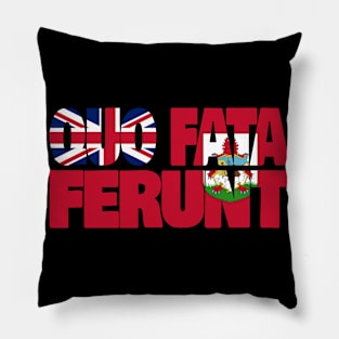 Bermuda Motto Flag Pillow