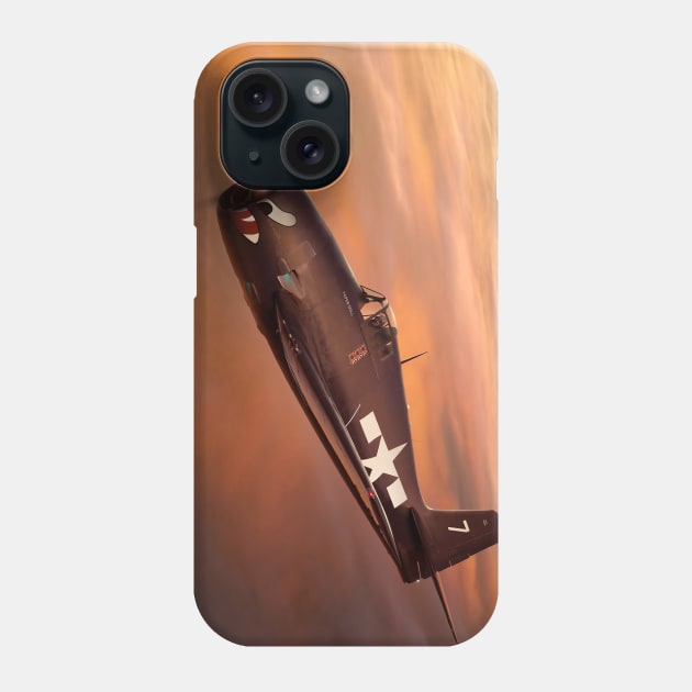 F6F HellCat Phone Case by Aircraft.Lover