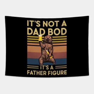 It s Not A Dad BOD It s A Father Figure Funny Bear Tapestry