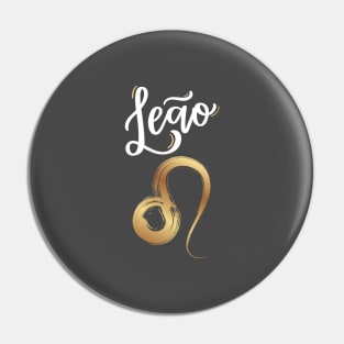 Leo zodiac style Pin