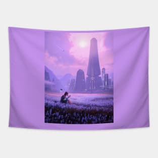 Canvas of Life - Violet Tapestry