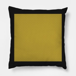 White squares in mustard yellow Pillow