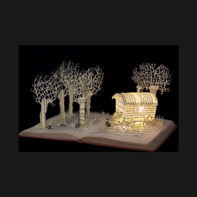 Danny Champion of the World, Roald Dahl book sculpture by daysfall