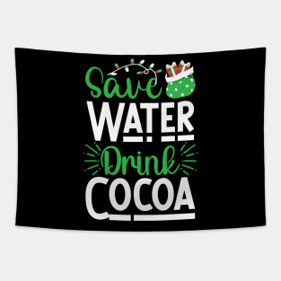 Save Water, Drink Cocoa Tapestry