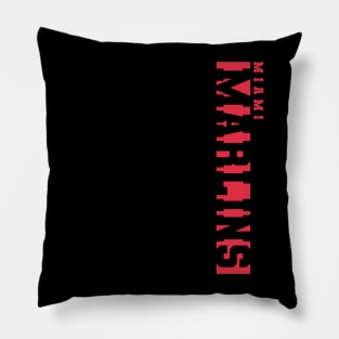 Marlins Miami Pillow