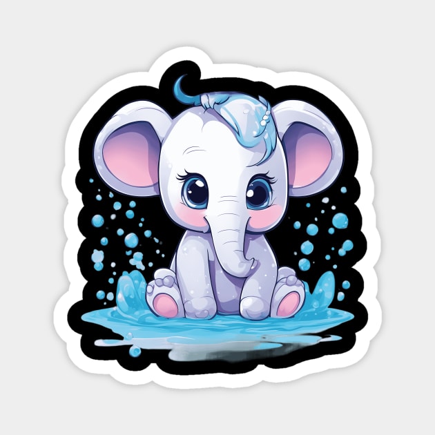 Baby Elephant Magnet by animegirlnft
