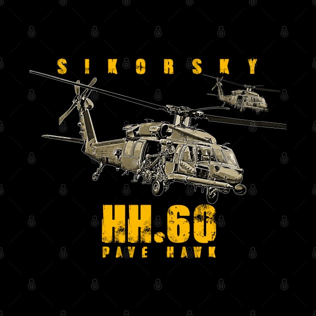 Sikorsky HH-60 Pave Hawk helicopter by aeroloversclothing