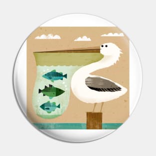 Pelican Aquarium Pin