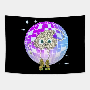 Spaghetti Roller Disco Tapestry