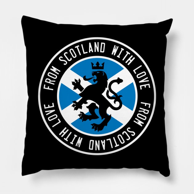 From Scotland with love Pillow by NEFT PROJECT