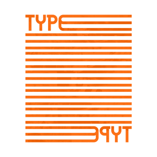 Type Stripes (Orange) T-Shirt