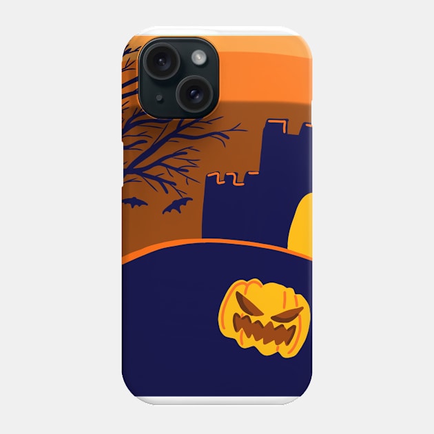 Halloween Castle Phone Case by BarnawiMT