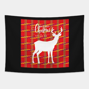 Christmas deer Tapestry