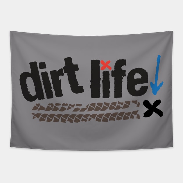 Dirt Life Tapestry by justSVGs