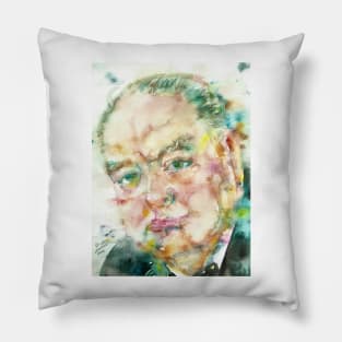 WINSTON CHURCHILL - watercolor portrait .4 Pillow