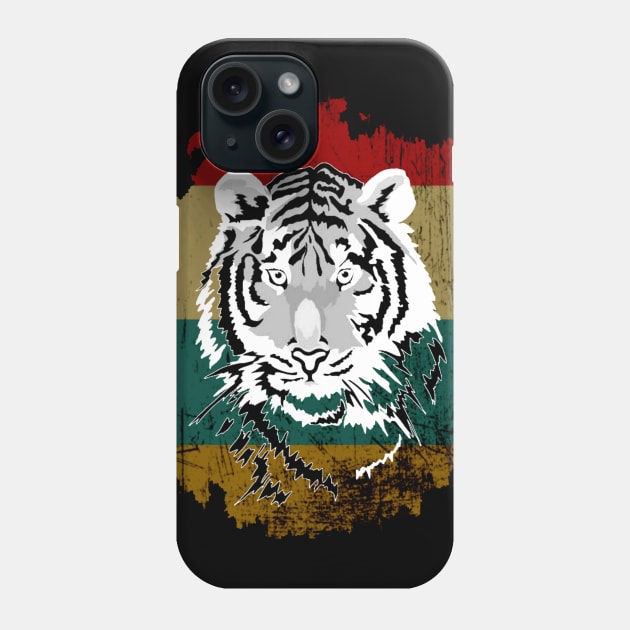 Retro vintage tiger Phone Case by Mima_SY