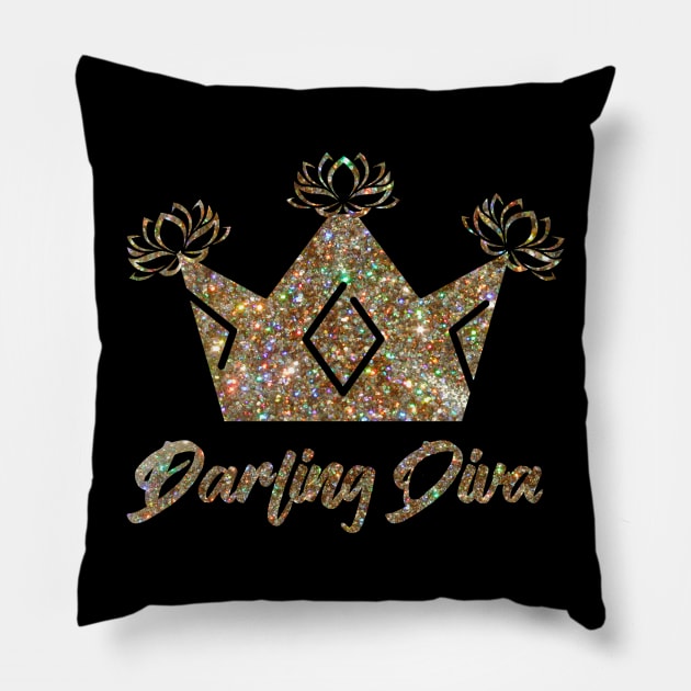 Darling Diva Pillow by A6Tz