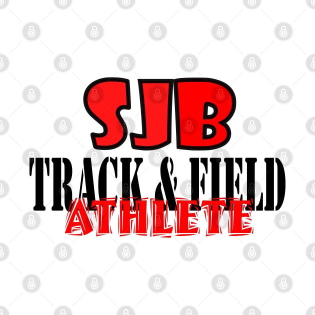 SJB Track & Field Athlete by Woodys Designs