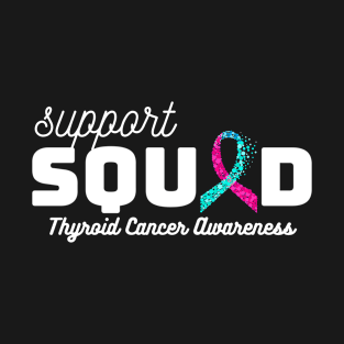 Support Squad Thyroid Cancer Awareness T-Shirt